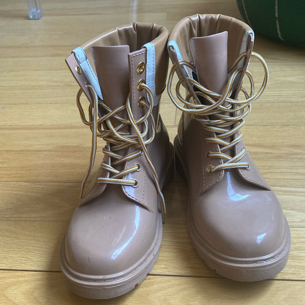 See By Chloe Tan Ankle Rain Boots